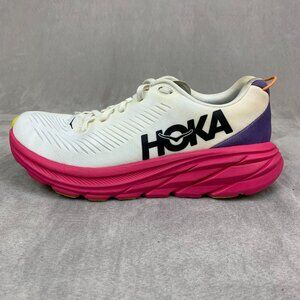 Hoka Womens Shoes Size 7 B Medium White Pink Rincon 3 Running 1119396 BDBE
